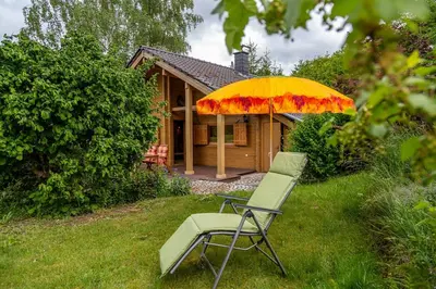 Ein Garten an der Unterkunft Ferienhaus Weitblick Altenbrak