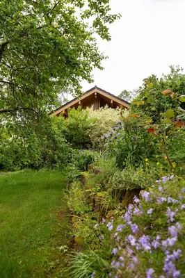Ein Garten an der Unterkunft Ferienhaus Weitblick Altenbrak