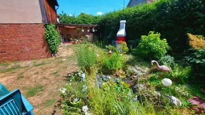 Ein Garten an der Unterkunft Rummy's Ferienwohnung mit Garten
