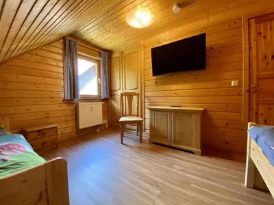 TV/Unterhaltungsangebot in der Unterkunft Ferienhaus im Naturerlebnisdorf Blauvogel