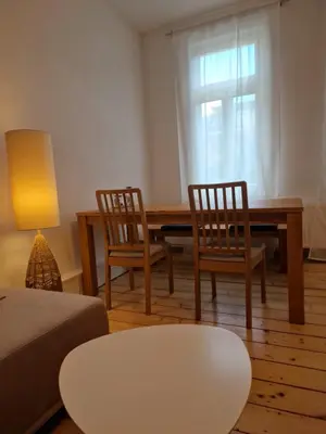 Ein Sitzbereich in der Unterkunft Zum Jakobi 4