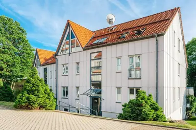 Das Gebäude in dem sich die Ferienwohnung befindet