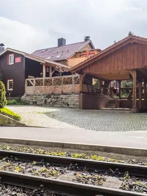 Das Gebäude in dem sich die Ferienwohnung befindet