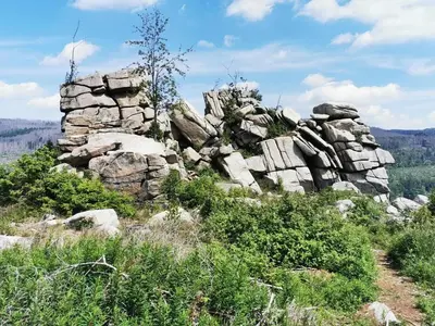 Naturlandschaft in der Nähe des Ferienhauses