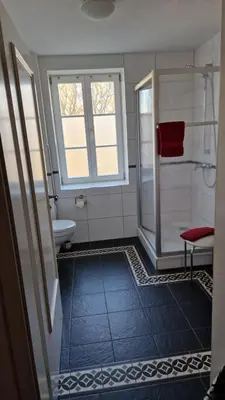 Ein Badezimmer in der Unterkunft Ferienwohnung Demmel & Cie