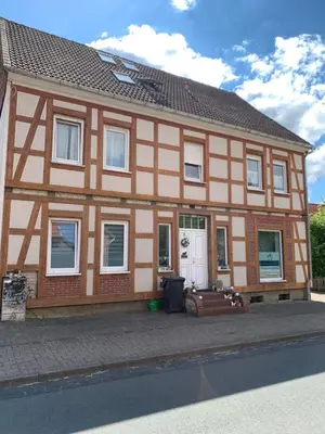 Das Gebäude in dem sich die Ferienwohnung befindet