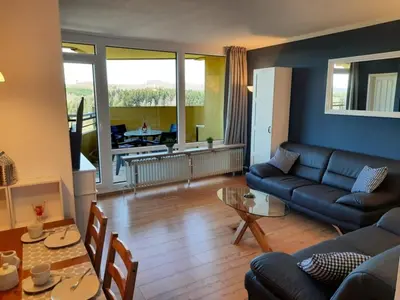 Ein Sitzbereich in der Unterkunft Apartment 560