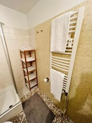 Ein Badezimmer in der Unterkunft Residenz Goslarsche Straße