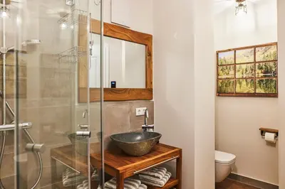 Ein Badezimmer in der Unterkunft Mountain Suites Braunlage - Bergzauber
