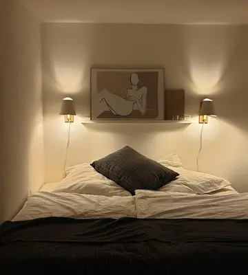 Ein Bett oder Betten in einem Zimmer der Unterkunft Ferienwohnung Heusler