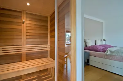 Ein Bett oder Betten in einem Zimmer der Unterkunft Schönblick