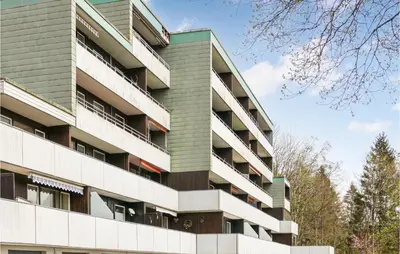 Das Gebäude in dem sich die Ferienwohnung befindet