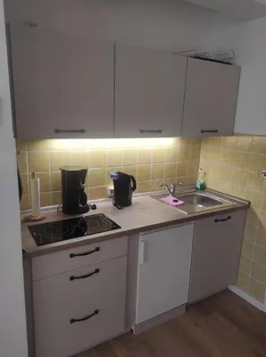 Küche/Küchenzeile in der Unterkunft Ferienwohnung Magdalena
