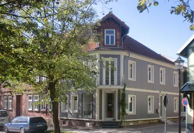 Das Gebäude in dem sich die Ferienwohnung befindet