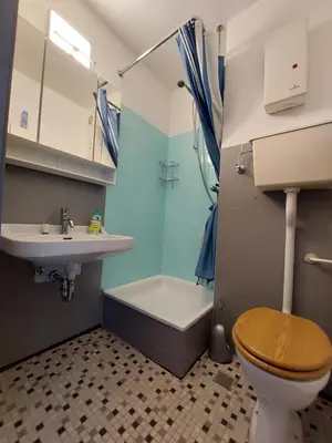 Ein Badezimmer in der Unterkunft Ferienwohnung Hexennest