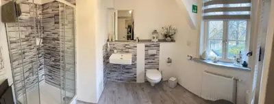 Ein Badezimmer in der Unterkunft Apartment A5 Goslar am Marktplatz