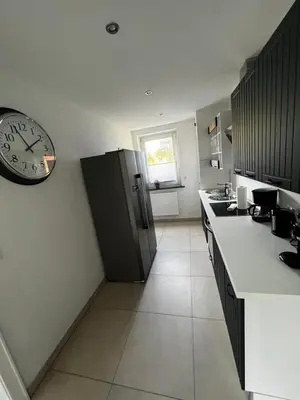 Küche/Küchenzeile in der Unterkunft Ferienwohnung Carlos 1 und 2