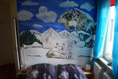 Ein Bett oder Betten in einem Zimmer der Unterkunft Pension Mona Lisa