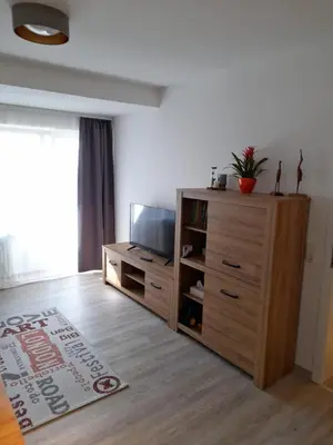Ein Bett oder Betten in einem Zimmer der Unterkunft Dahls Ferienwohnung