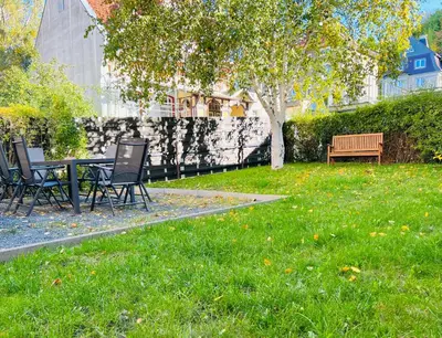 Ein Garten an der Unterkunft FeWo gemütliche Residenz mit Holzofen-Sauna von Harztraveler