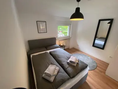 Ein Sitzbereich in der Unterkunft Apartments-Badharzburg / Ferienwohnung im Zentrum