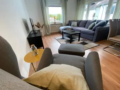 Ein Sitzbereich in der Unterkunft Apartments-Badharzburg / Ferienwohnung im Zentrum