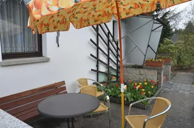Ein Garten an der Unterkunft Ferienhaus Harztraum