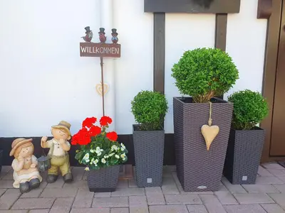 Ein Garten an der Unterkunft Ferienhaus Müller