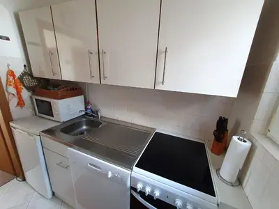 Küche/Küchenzeile in der Unterkunft Ferienhaus Müller