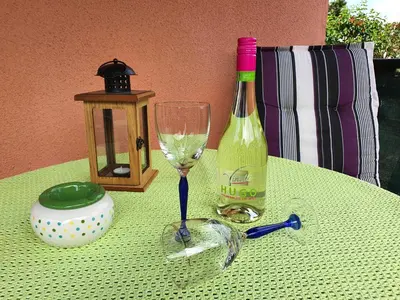 Getränke in der Unterkunft Ferienwohnung Schenk