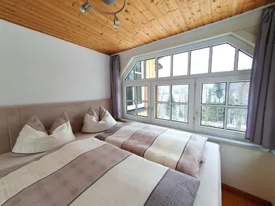 Ein Bett oder Betten in einem Zimmer der Unterkunft Haus Sonnenblick