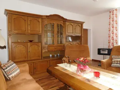 Küche/Küchenzeile in der Unterkunft Harzhaus Sorge