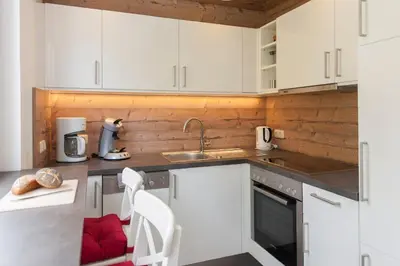 Küche/Küchenzeile in der Unterkunft Apartment an der Wurmbergseilbahn 2