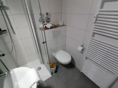 Ein Badezimmer in der Unterkunft Apartment Serenade am Zwinger