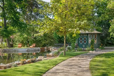Ein Garten an der Unterkunft Luxus Hotel Design Villa Ottilienruh Ilsenburg im Harz