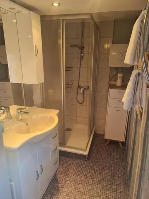 Ein Badezimmer in der Unterkunft Ferienwohnungen Fam. Bartl