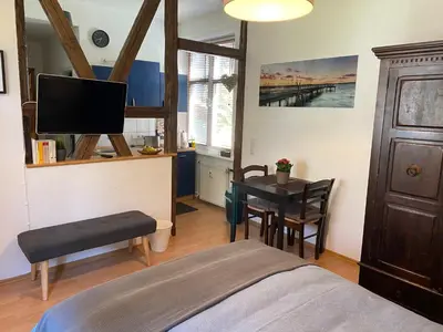 TV/Unterhaltungsangebot in der Unterkunft Ferienwohnung Casa Conti Goslar