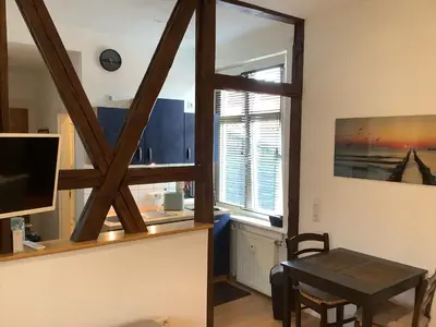 Küche/Küchenzeile in der Unterkunft Ferienwohnung Casa Conti Goslar