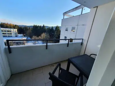 Ein Balkon oder eine Terrasse in der Unterkunft Gipfelstürmer