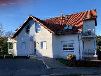 Das Gebäude in dem sich die Ferienwohnung befindet