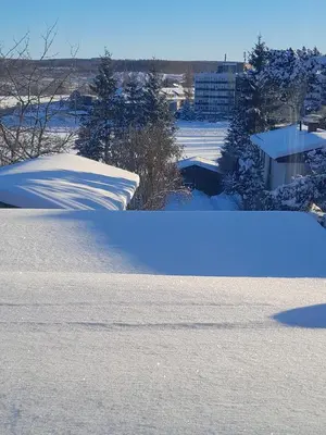 Harzer Bauernhof im Winter