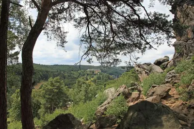 Naturlandschaft in der Nähe des Ferienhauses