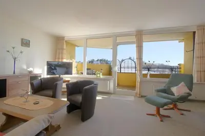 Ein Sitzbereich in der Unterkunft Apartment 289