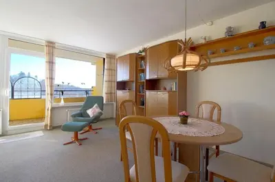 Ein Sitzbereich in der Unterkunft Apartment 289