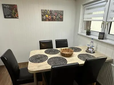 Grundriss der Unterkunft Christels Ferienwohnung 1 in Thale mit Sonnenterrasse und Grill