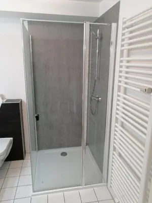 Ein Badezimmer in der Unterkunft Harztraum-5