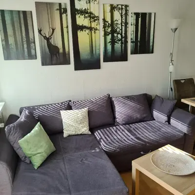 Ein Sitzbereich in der Unterkunft Appartement 7 101
