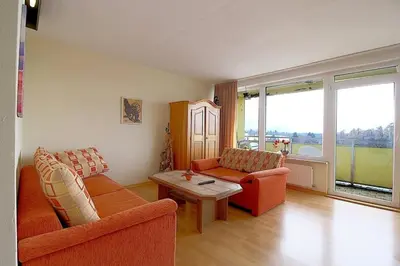 Ein Sitzbereich in der Unterkunft Apartment 426