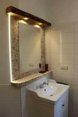 Ein Badezimmer in der Unterkunft Wiesengrund