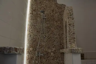 Ein Badezimmer in der Unterkunft Wiesengrund